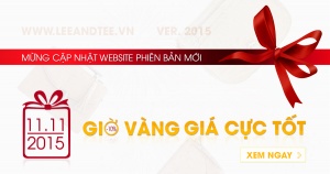 Mừng Lee&Tee khai trương website mới 11.11.2015